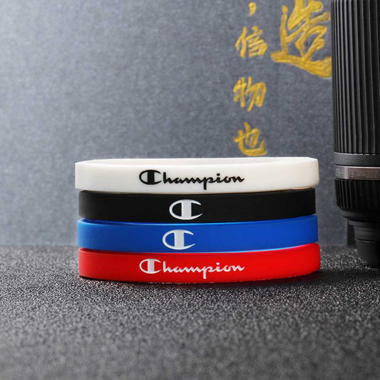 Champion Silicone Bracelet/Wristband BLUE