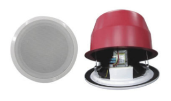 Fire proof ceiling speaker 6/3/1.5/0.75W