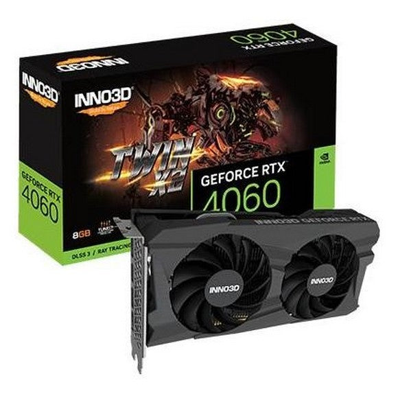 INNO3D GeForce RTX™ 4060 TWIN X2 V2 GDDR6 128-bit Graphics Card