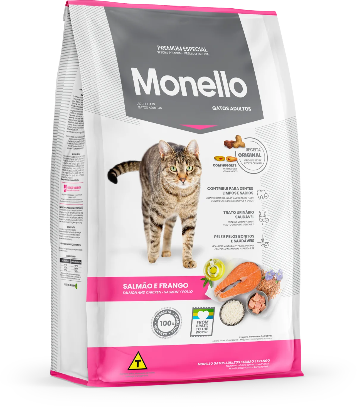 Monello Cat Food – 1kg, Complete Nutrition for Adult Cats