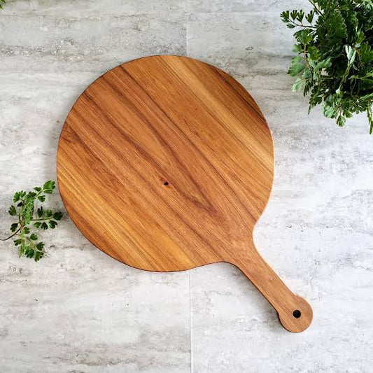 16" Pizza cutting board " Wooden Handle "