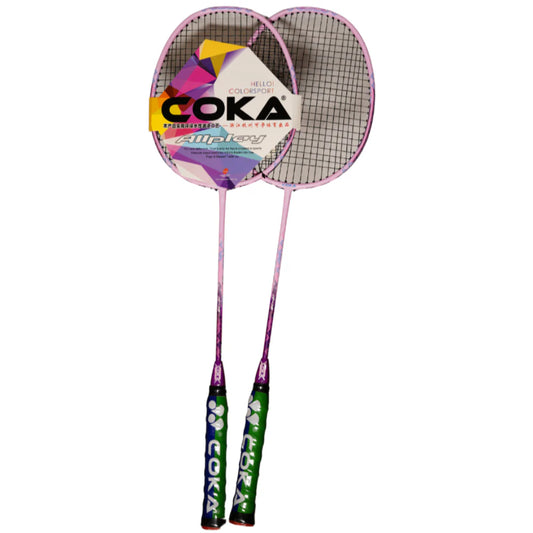 COKA Badminton Racket Power Super R-16 (Pair) Power Meets Precision