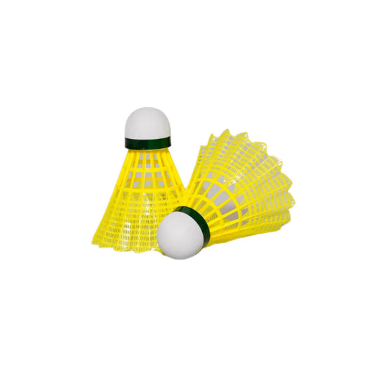 FG DON Badminton Shuttlecock Plastic (Pack of 6, Yellow)