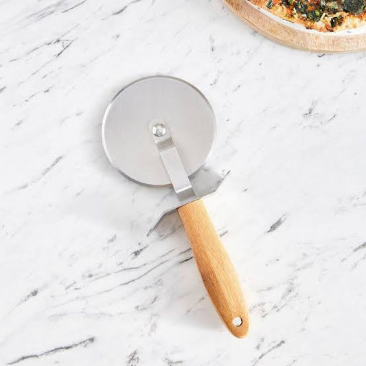 Pizza cutter Round " Wooden Handle "