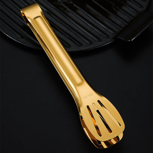 Large Stainless Steel Golden Tong – Premium Quality