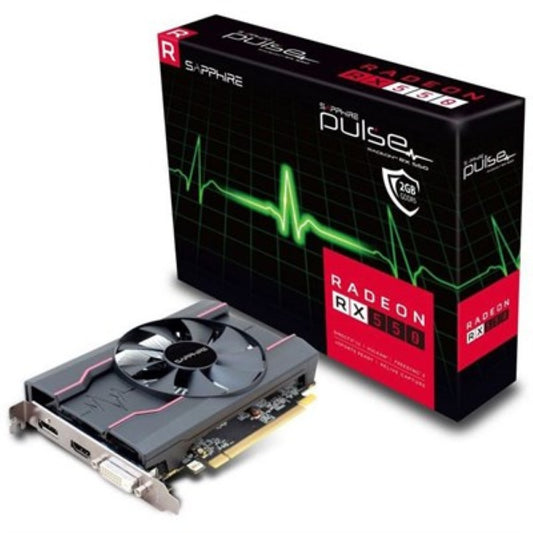 SAPPHIRE PULSE Radeon RX550 2GB GDDR5 Graphics Card Refurbished