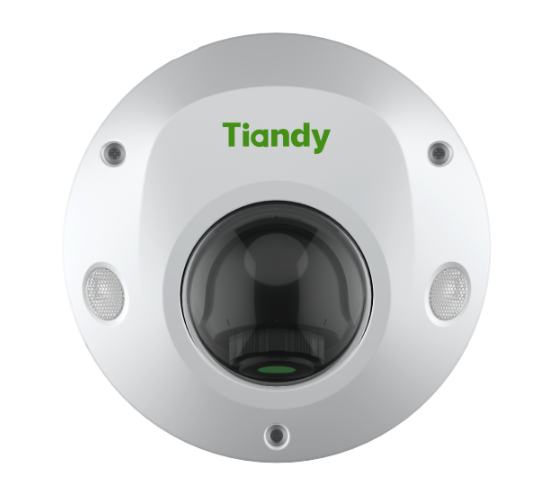 TC-C35PS Spec:I3/E/Y/M/H/2.8mm/V4.2 Tiandy Pro SMD Turret 5MP Fixed 2.8mm IP67 Support Tripwire,perimeter+Human Vehicle Classification, Full Metal