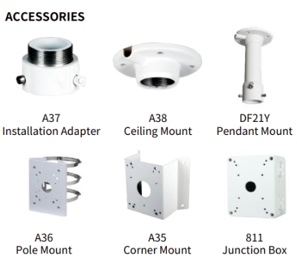 TC-H324S Spec 23X/I/E/C/V3.0 Tiandy Lite Lite Star PTZ 2MP 23X IP66 Aluminum Plastic Housing