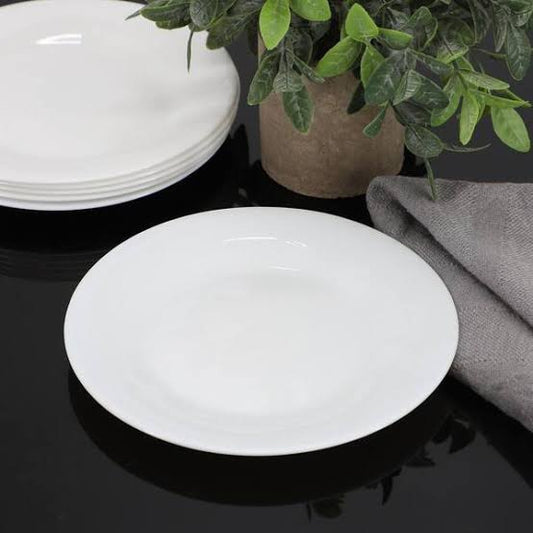 White Melamine Plate – 8" x 8"