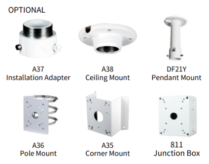 TC-H326S Spec:33X/I/E+/A/V3.0 Tiandy Pro Turbo AI + PTZ 2MP 33X POE+ IP66