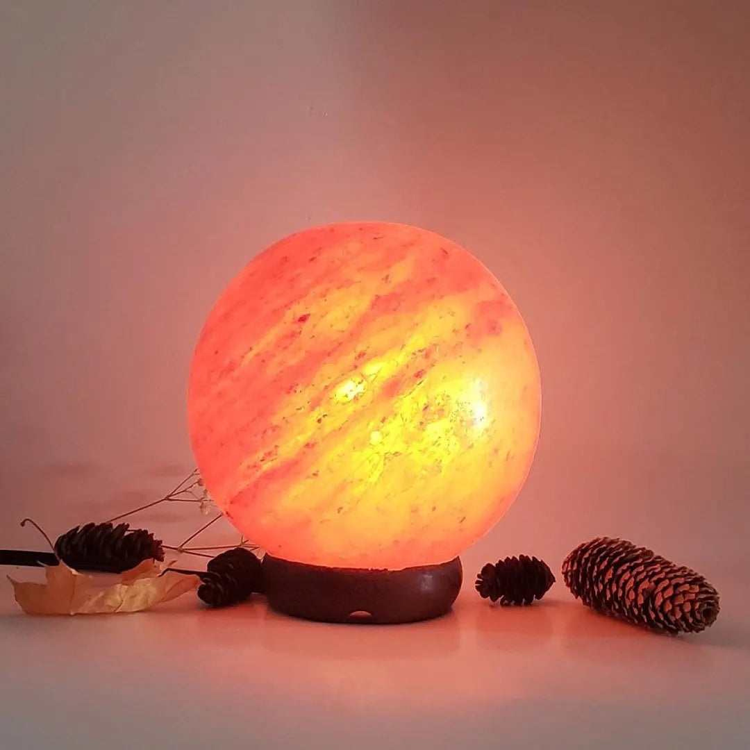 Salt Lamp Ball (UK Cord with Dimmer, UK Cord, EU Cord)