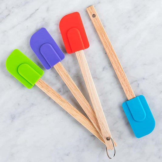 Silicone Spatula with Wooden Handle