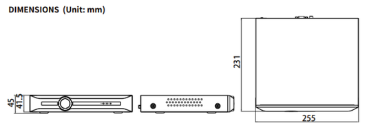 Tiandy Lite-K 20ch NVR 1HDD 8MP Recorder - TC-R3120