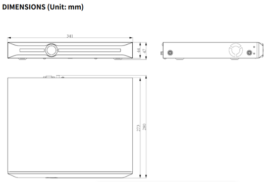 Tiandy Lite-K 32ch NVR 2HDD 8MP Recorder - TC-R3232