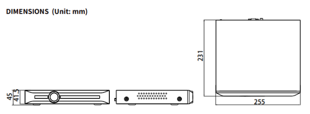 "TC-R3105 Spec: I/B/P4/L/S Tiandy Spark PSE 5ch NVR 1HDD 5MP Rec."