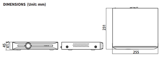 Tiandy H.265 2HDD 10ch Face Recognition NVR Pro, AI Series - TC-R3210