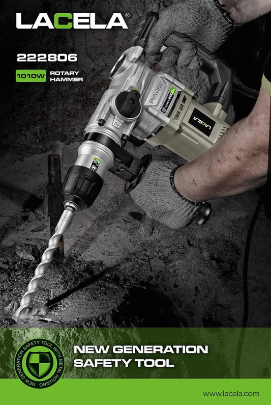 LACELA 222806 1010W Rotary Hammer