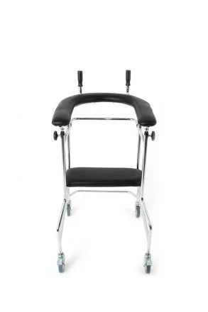 KY971 Walker With Seat  Handles Chrome