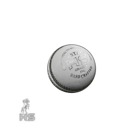 HS 3Star Cricket Ball White Leather (Pack of 6)
