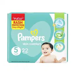 Pampers Baby Diapers Jumbo Pack Size 5 Junior (22 Pcs)