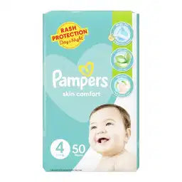 Pampers Baby Diapers Mega Pack Large Size 4 (50 Pcs)