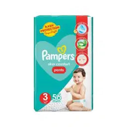 Pampers Baby Dry Diapers Medium Size 3 (56 Pcs)