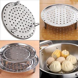 3-Piece Stainless Steel Steamer Stands & Racks