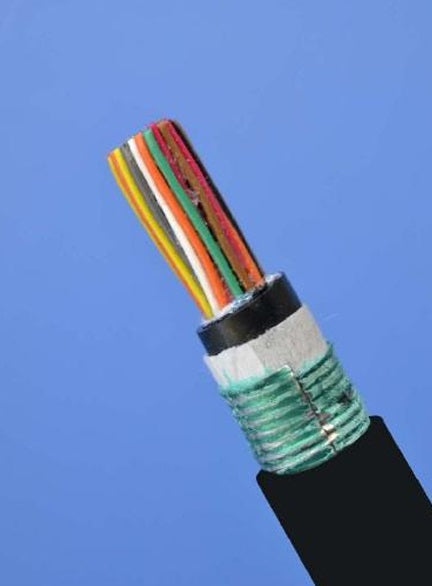Armoured 10 Pairs Telephone Cable - (0.4mm)Mtr