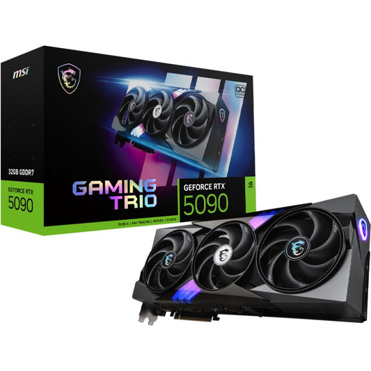 MSI GeForce RTX 5090 32G GAMING TRIO OC 32GB GDDR7 512-bit Video Graphics Card