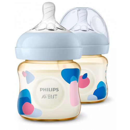 Philips Avent Natural PPSU Baby Bottles 125ml Pack of 2