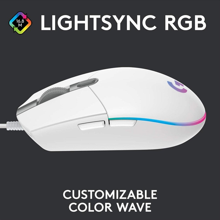 Logitech G102 Lightsync RGB 6-Button Gaming Mouse