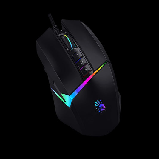 A4Tech Bloody W60 Max RGB Gaming Mouse Stone Black