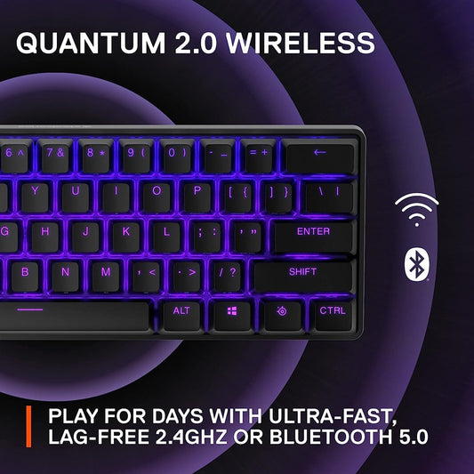 SteelSeries Apex Pro Mini Wireless 60% Mechanical Gaming Keyboard