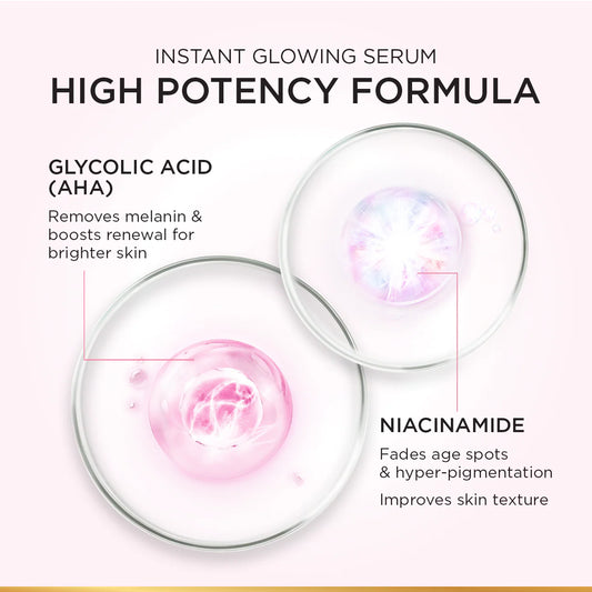 LOral Paris Glycolic Bright Instant Glowing Face Serum (30ml)