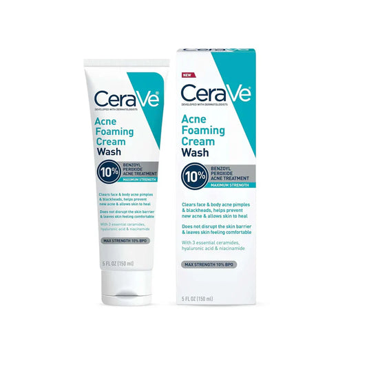 CeraVe Acne Face Cleanser BPO 10%