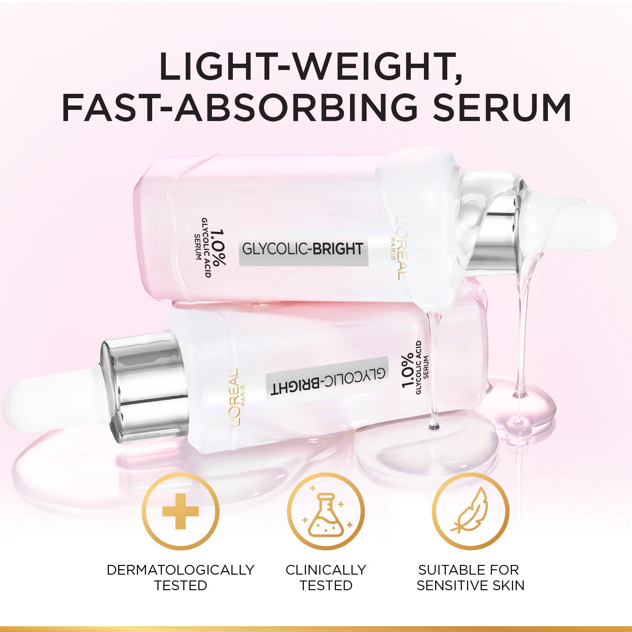 LOreal Paris - Glycolic Bright Instant Glowing Face Serum - 15ml