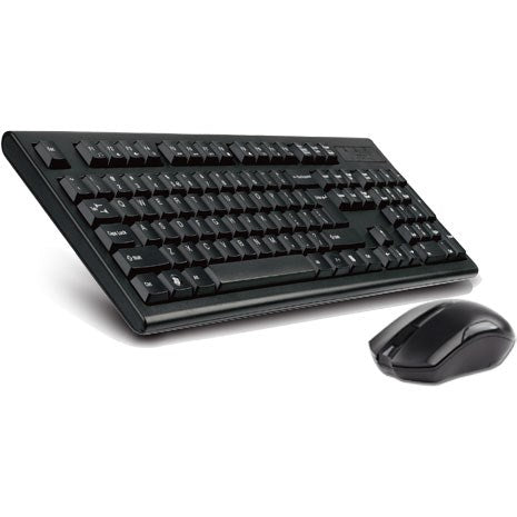 A4Tech 3000NS Wireless Desktop Keyboard & Mouse Black