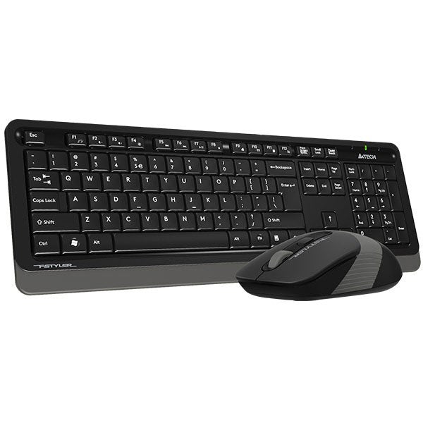 A4Tech Fstyler FG1010S 2.4G Power-Saving Wireless Desktop Set Grey