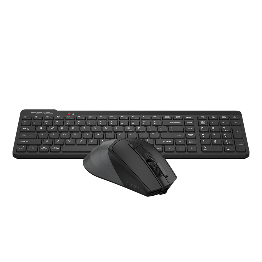 A4Tech FG2400 Air2 2.4G Wireless QuietKey Combo Set Black