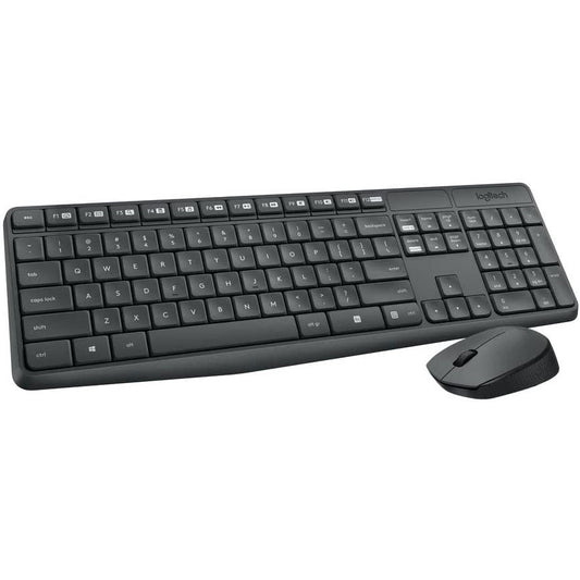 Logitech MK235 Wireless Keyboard and Mouse Combo Black