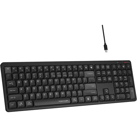 A4Tech FBX55C Dual Mode Wireless Keyboard Black