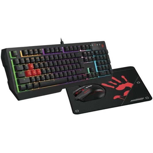 Bloody B1700 NEON Gaming Desktop Keyboard & Mouse Combo Black
