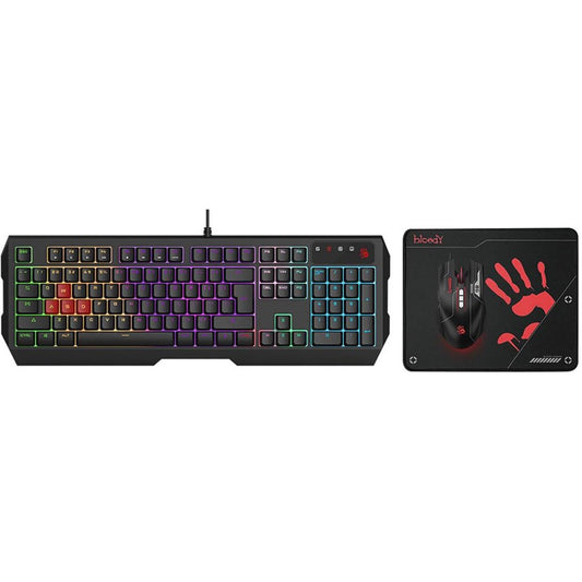Bloody B1700 NEON Gaming Desktop Keyboard & Mouse Combo Black
