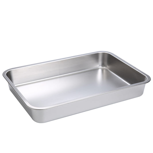 Hotel Pan / Food Container – Imported Stainless Steel (13" x 10" x 2.5")