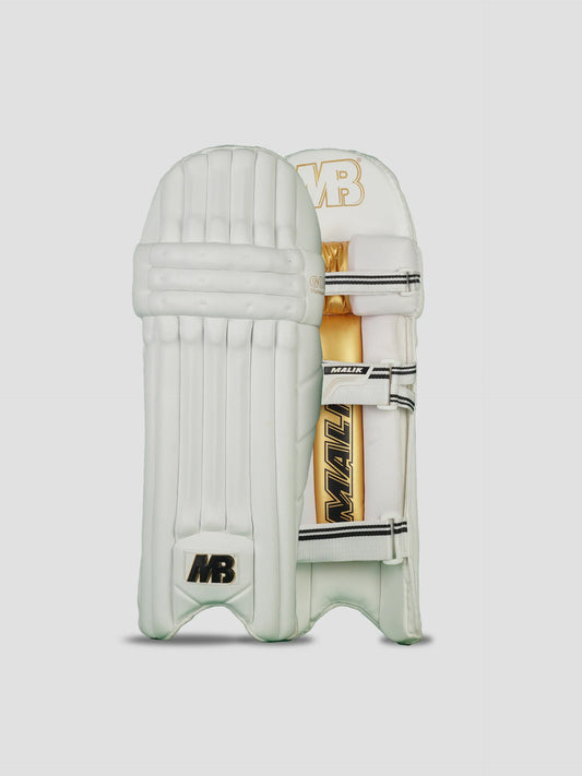 MB Malik Gold Platinum Cricket Pads