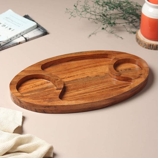 Ovel Shape " Wooden Platter "