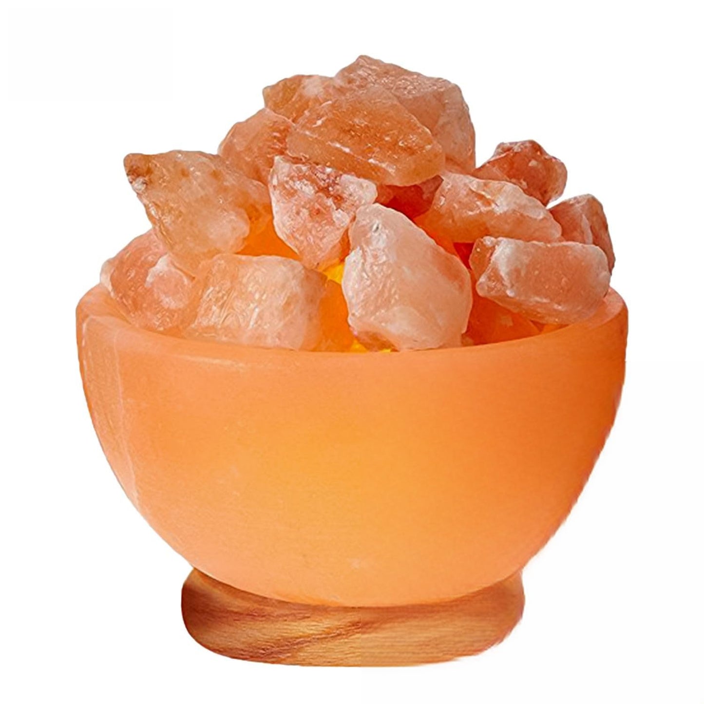 Salt Lamp Bowl & Chunks (UK Cord with Dimmer, UK Cord, EU Cord)