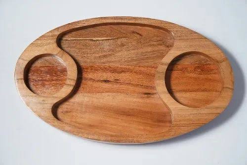 Ovel Shape " Wooden Platter "