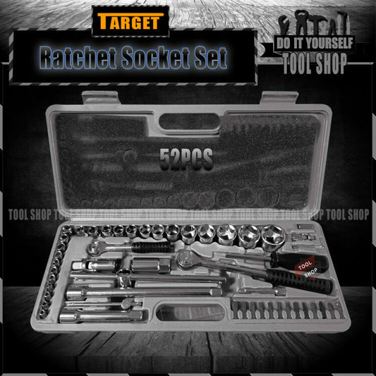 TARGET 52pc CR-V Socket Wrench & Ratchet Tool Set