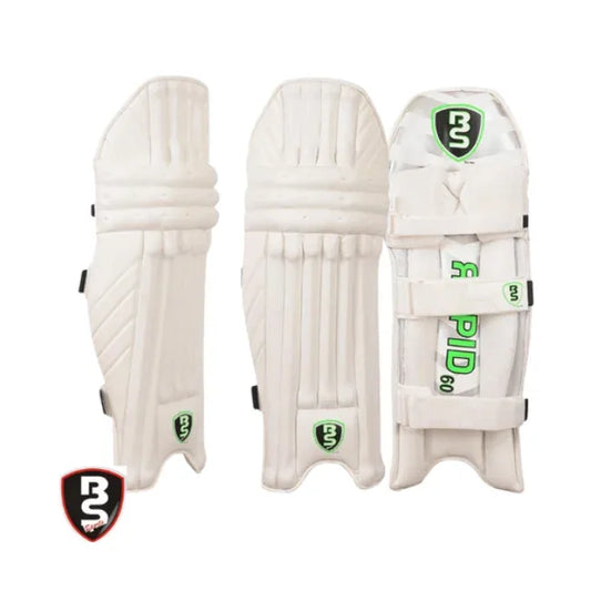 BS Rapid 60 Batting Pads Lightweight & Stylish Protection for Club and Junior Cricketers